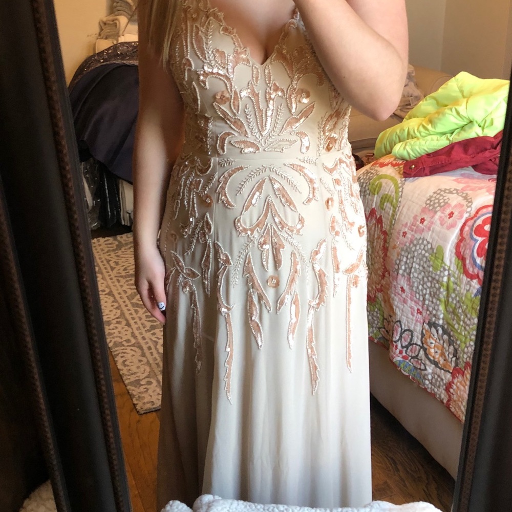 Pale pink banquet dress!